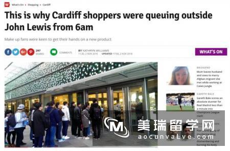 疯狂!早上6点排队卡迪夫John Lewis门外竟是为了这个!
