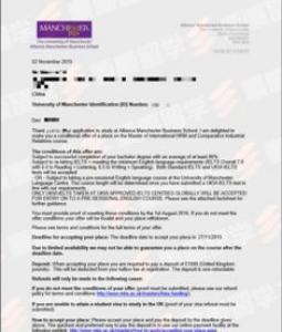 英国曼彻斯特大学研究生申请 GPA成绩要求
